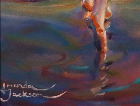 Amanda Jackson, Original oil painting on panel, Reach for Your Star Signature image. Click to enlarge