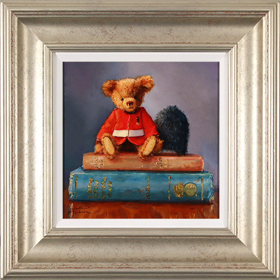 Amanda Jackson, Original oil painting on panel, The Loyal Grenadier, click to enlarge