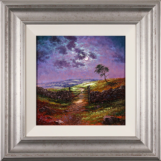 Andrew Grant Kurtis, Original oil painting on canvas, By the Light of the Silvery Moon, click to enlarge