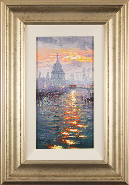 Andrew Grant Kurtis, Original oil painting on canvas, Thames Sparkle, click to enlarge