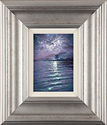 Andrew Grant Kurtis, Original oil painting on canvas, Moonlight Reflections, Lakeland