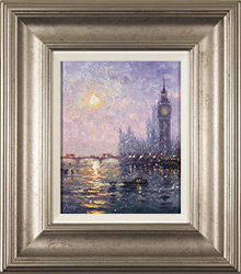 Andrew Grant Kurtis, Original oil painting on panel, Westminster Haze Large image. Click to enlarge