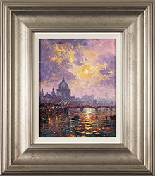 Andrew Grant Kurtis, Original oil painting on panel, Thames Sparkle Large image. Click to enlarge