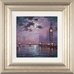 Andrew Grant Kurtis, Original oil painting on canvas, Westminster Chimes at Midnight