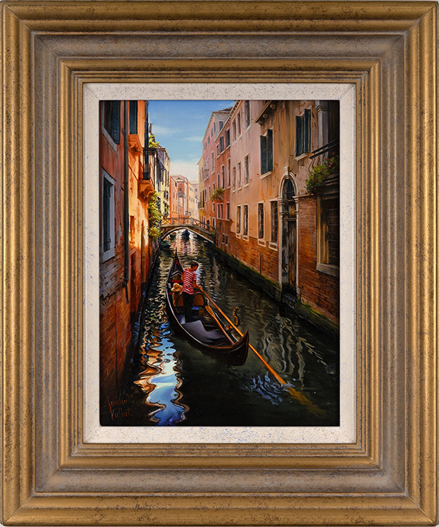 Andrew Talbot, Original oil painting on panel, Venice Morning