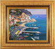 Antonio Ianicelli, Original oil painting on canvas, Amalfi, Italy