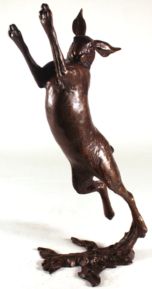Michael Simpson, Bronze, Large Hare Boxing Signature image. Click to enlarge