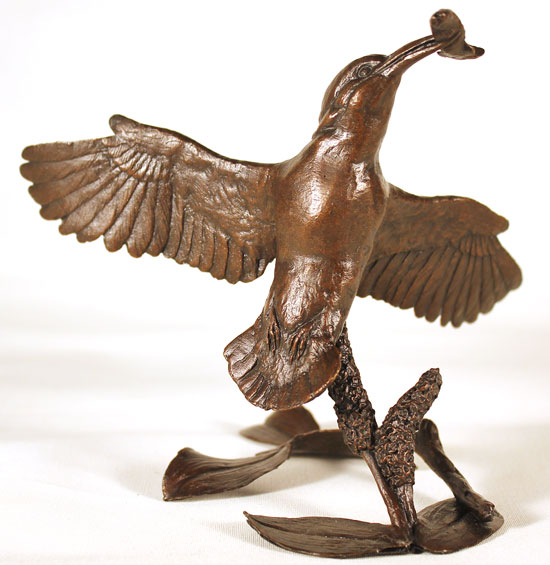 Michael Simpson, Bronze, The Catch, click to enlarge