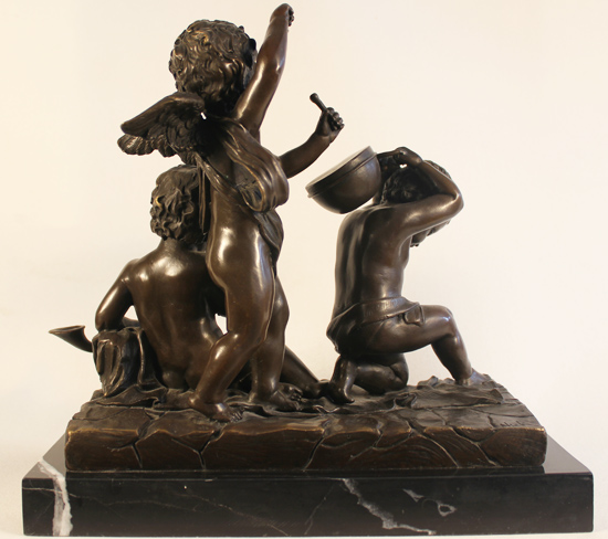Bronze Statue, Bronze, Musical Folly Signature image. Click to enlarge
