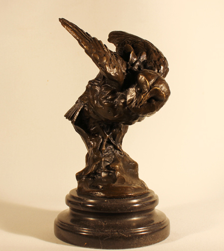Bronze Statue, Bronze, Owl, click to enlarge