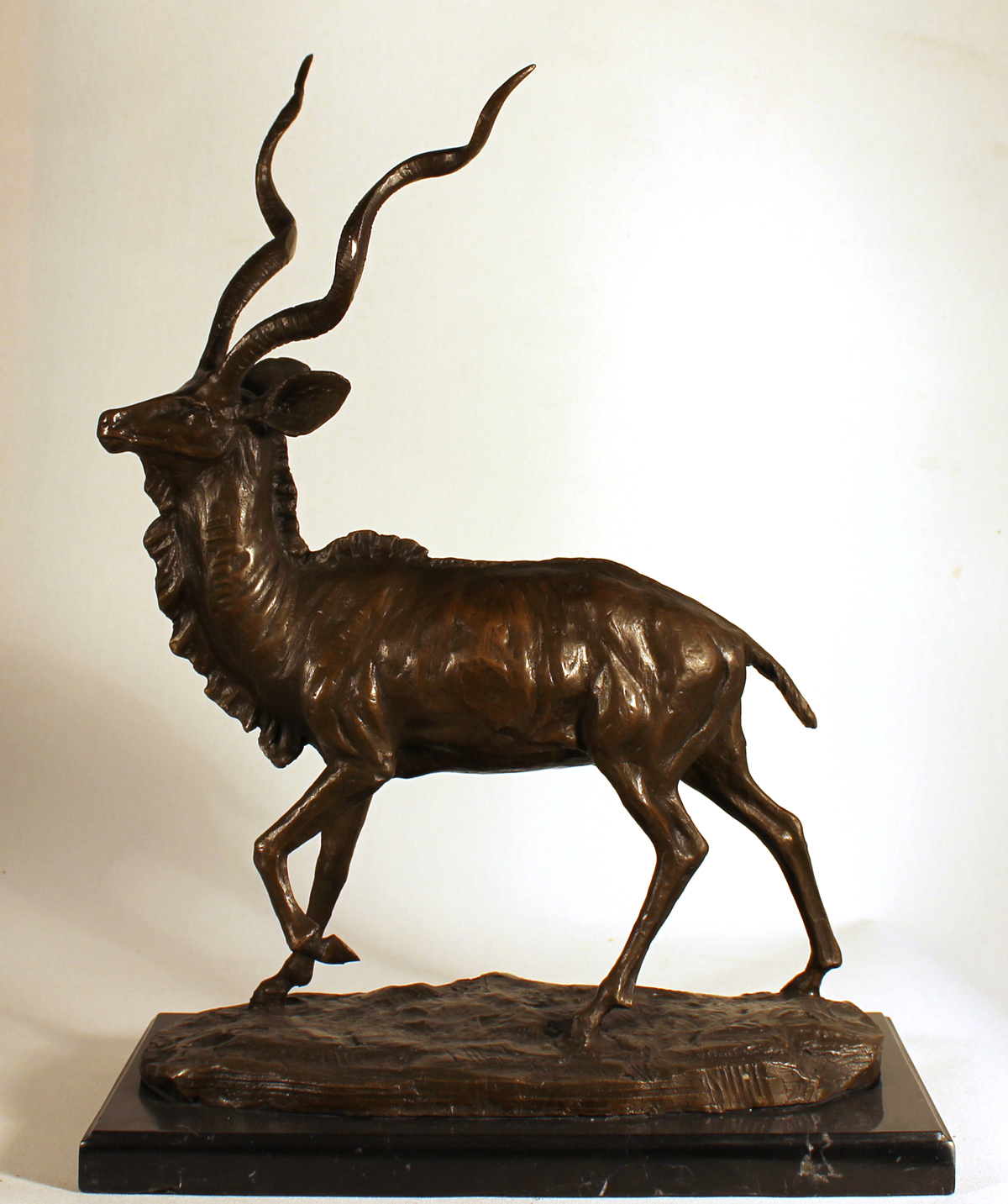 Bronze Statue, Bronze, Antelope 14x10ins, Art RefBRZ549
