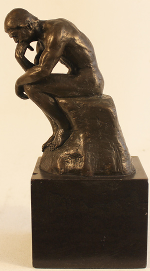 Bronze Statue, Bronze, The Thinker , click to enlarge
