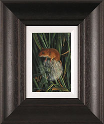 Carl Whitfield, Original oil painting on panel, Field Mouse Large image. Click to enlarge