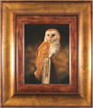 Carl Whitfield, Original oil painting on panel, Barn Owl Large image. Click to enlarge