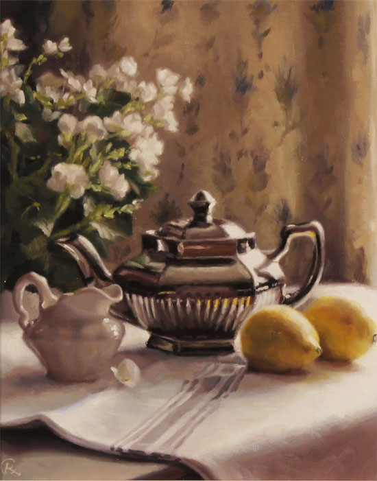 Caroline Richardson, Original oil painting on canvas, Afternoon Light Without frame image. Click to enlarge