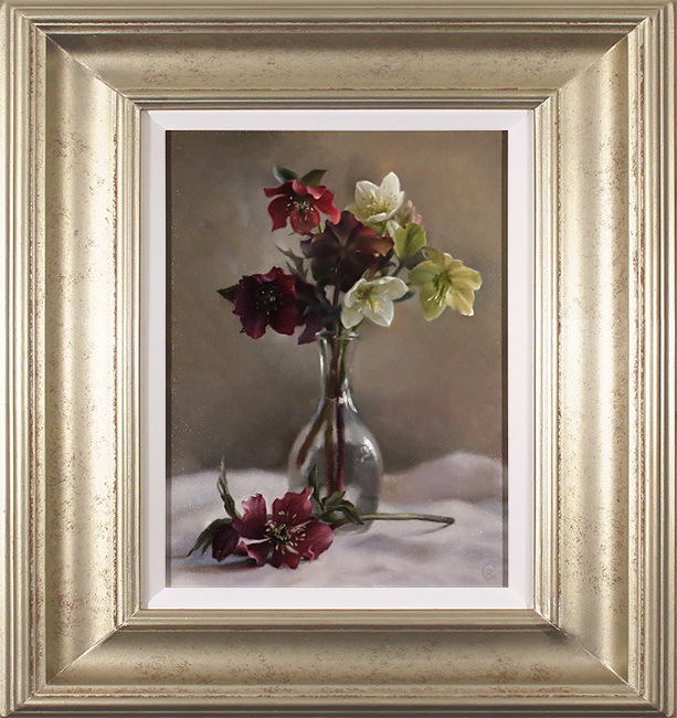 Caroline Richardson, Original oil painting on canvas, Garden Bouquet