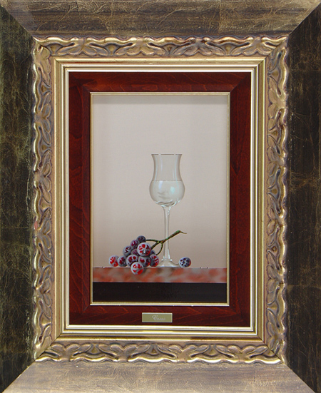 Casas, Original oil painting on panel, Still Life