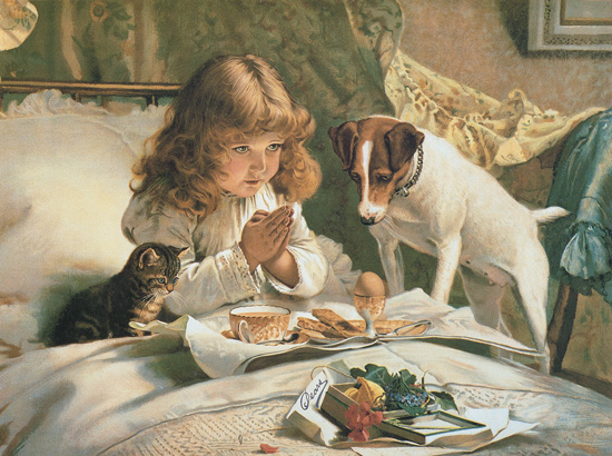 Charles Burton Barber, Print, Suspense (Pears Print)