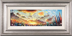 Chris Parsons, Original oil painting on panel, Electric Evensong Large image. Click to enlarge