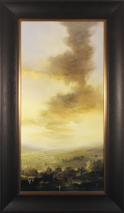 Clare Haley, Original oil painting on panel, So Evening Begins
