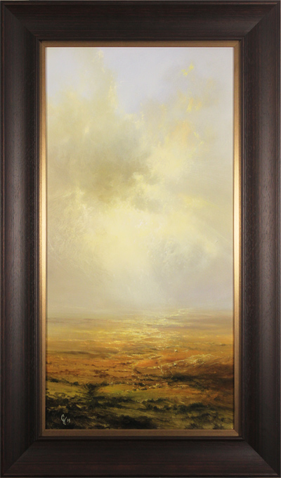 Clare Haley, Original oil painting on panel, Endless Moorland