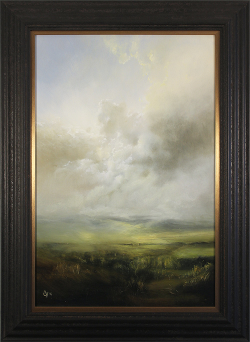 Clare Haley, Original oil painting on panel, Come Rain or Shine