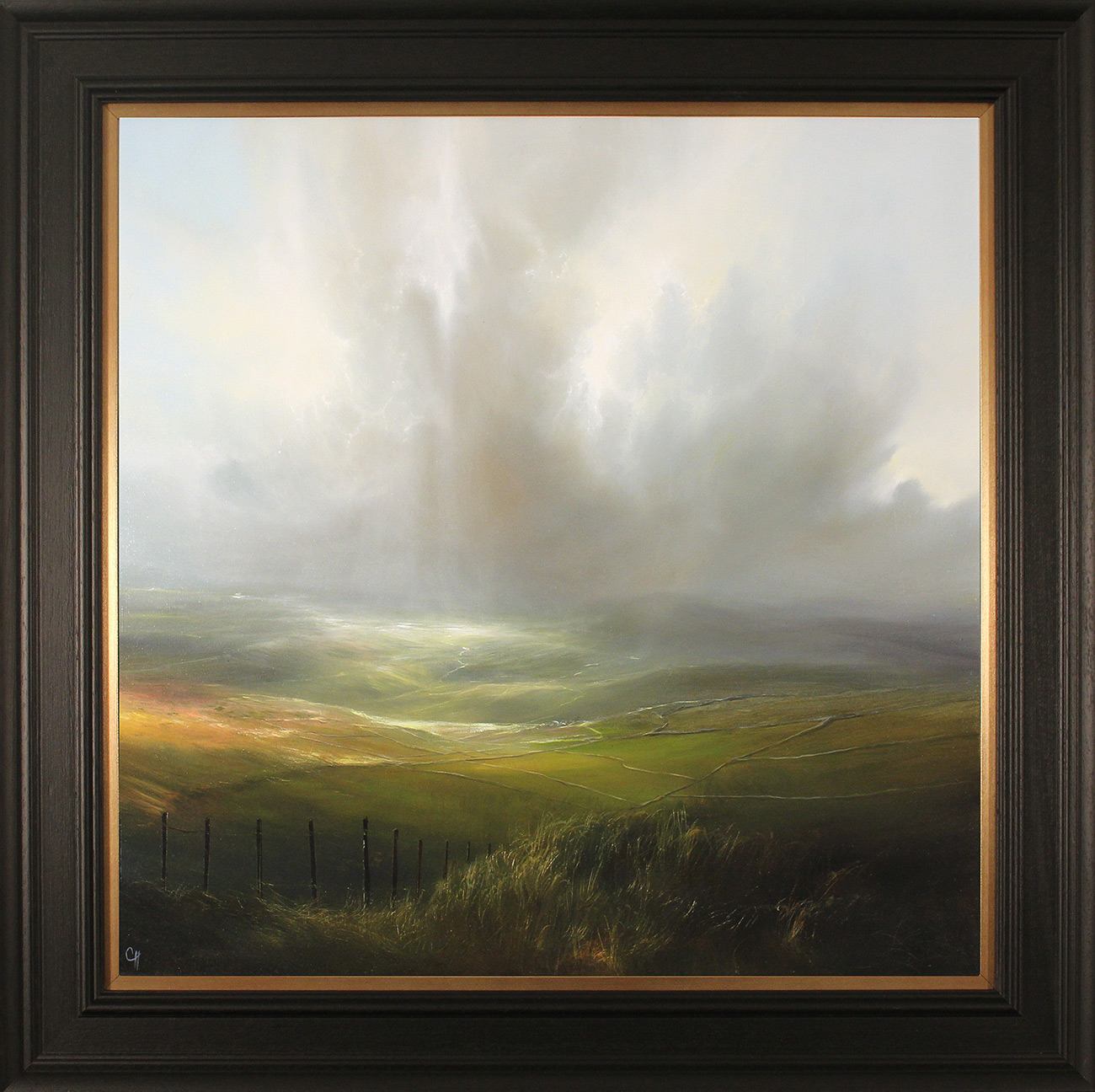 Clare Haley, Original oil painting on panel, Light-Fall, click to enlarge