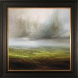 Clare Haley, Original oil painting on panel, Silver Linings 