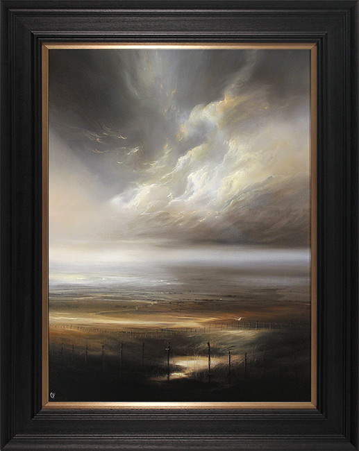 Clare Haley, Original oil painting on panel, A Breath of Light