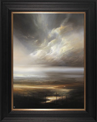 Clare Haley, Original oil painting on panel, A Breath of Light