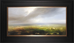 Clare Haley, Original oil painting on panel, Trail Over Time Large image. Click to enlarge