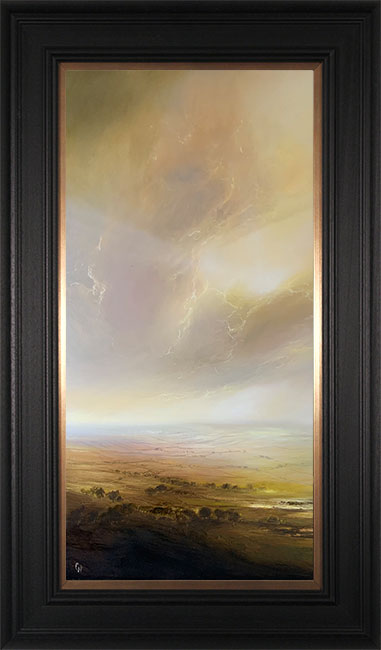 Clare Haley, Original oil painting on panel, Warm, Bright Light