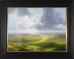Clare Haley, Original oil painting on panel, The Majesty of the Wharfedale Valley