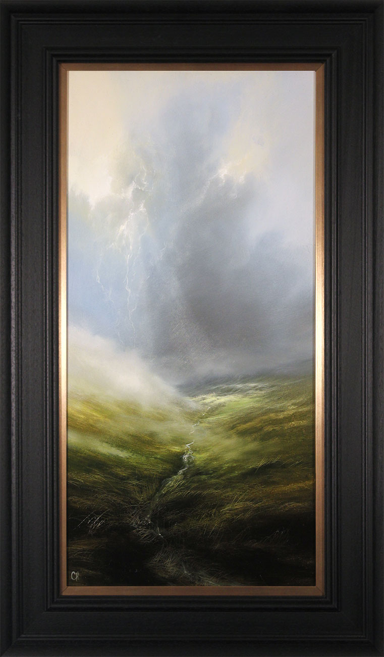 Clare Haley, Original oil painting on panel, May the Day Begin. Click to enlarge