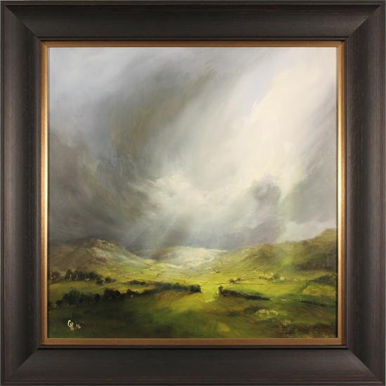Clare Haley, Original oil painting on panel, A Dramatic Performance, click to enlarge
