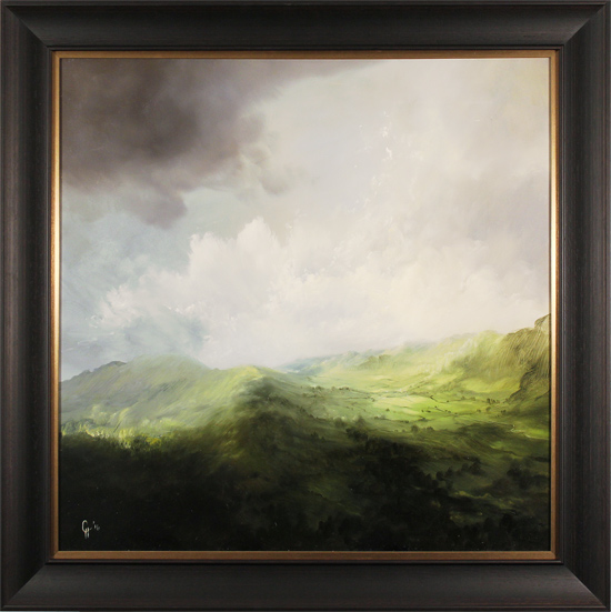 Clare Haley, Original oil painting on panel, All Will Be Revealed