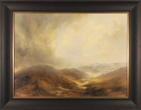 Clare Haley, Original oil painting on panel, Walk the Golden Vale