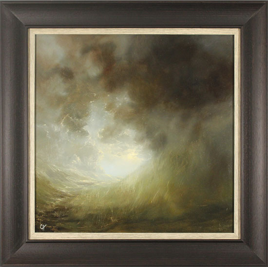 Clare Haley, Original oil painting on panel, Chasing the Light