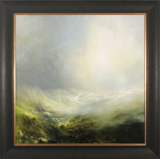 Clare Haley, Original oil painting on panel, Veil on the Valley