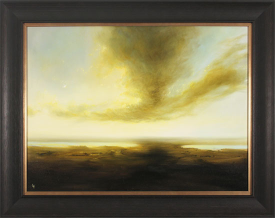 Clare Haley, Original oil painting on panel, Moorland Drift 