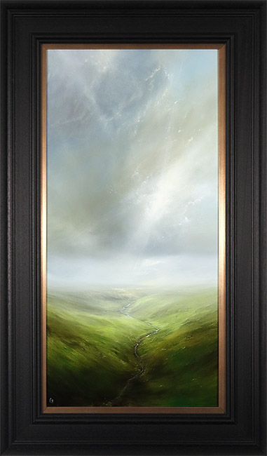 Clare Haley, Original oil painting on panel, I'll Meet You at the Stream