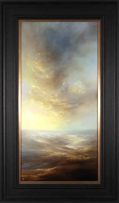 Clare Haley, Original oil painting on panel, Winding Valleys