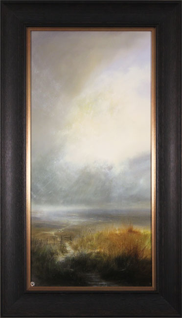 Clare Haley, Original oil painting on panel, Lightburst 