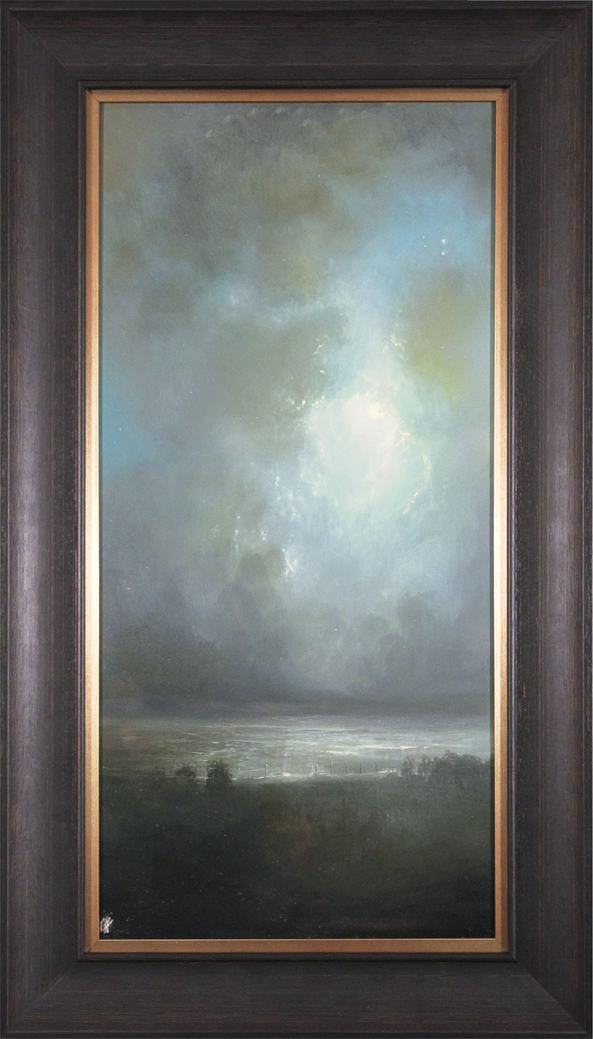 Clare Haley, Original oil painting on panel, Night Whispers. Click to enlarge