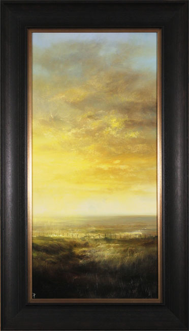 Clare Haley, Original oil painting on panel, Evening Whispers 