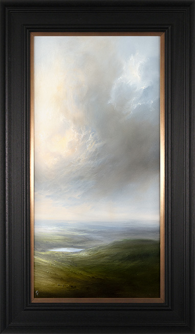 Clare Haley, Original oil painting on panel, Down to the Water