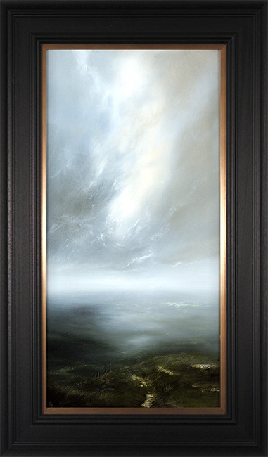 Clare Haley, Original oil painting on panel, Long Way Down