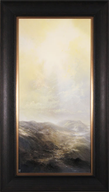 Clare Haley, Original oil painting on panel, Reach for the Uplands 
