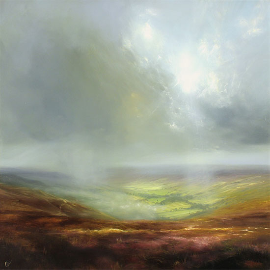 Clare Haley, Original oil painting on panel, A Yorkshire Moment Without frame image. Click to enlarge
