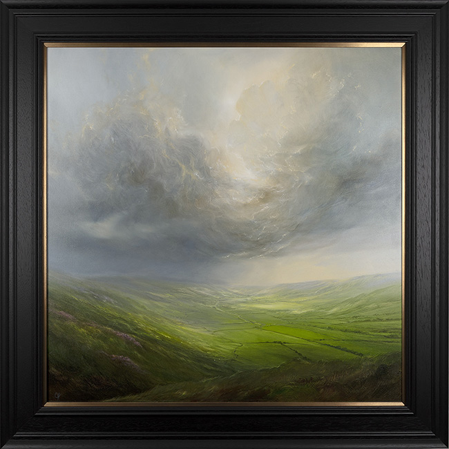 Clare Haley, Original oil painting on panel, Thoughts of Yorkshire, click to enlarge